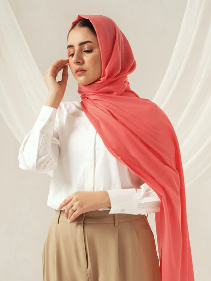 Eco-Luxe Scarves & Hijabs - Flamingo