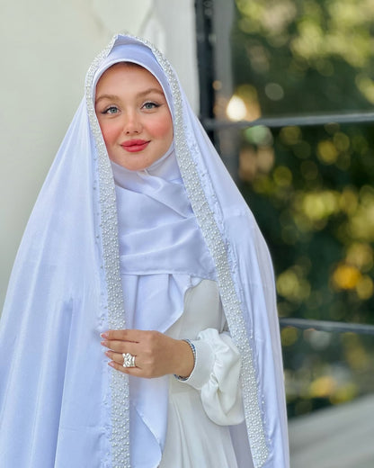 White – Festive Handcrafted Iranian Chador