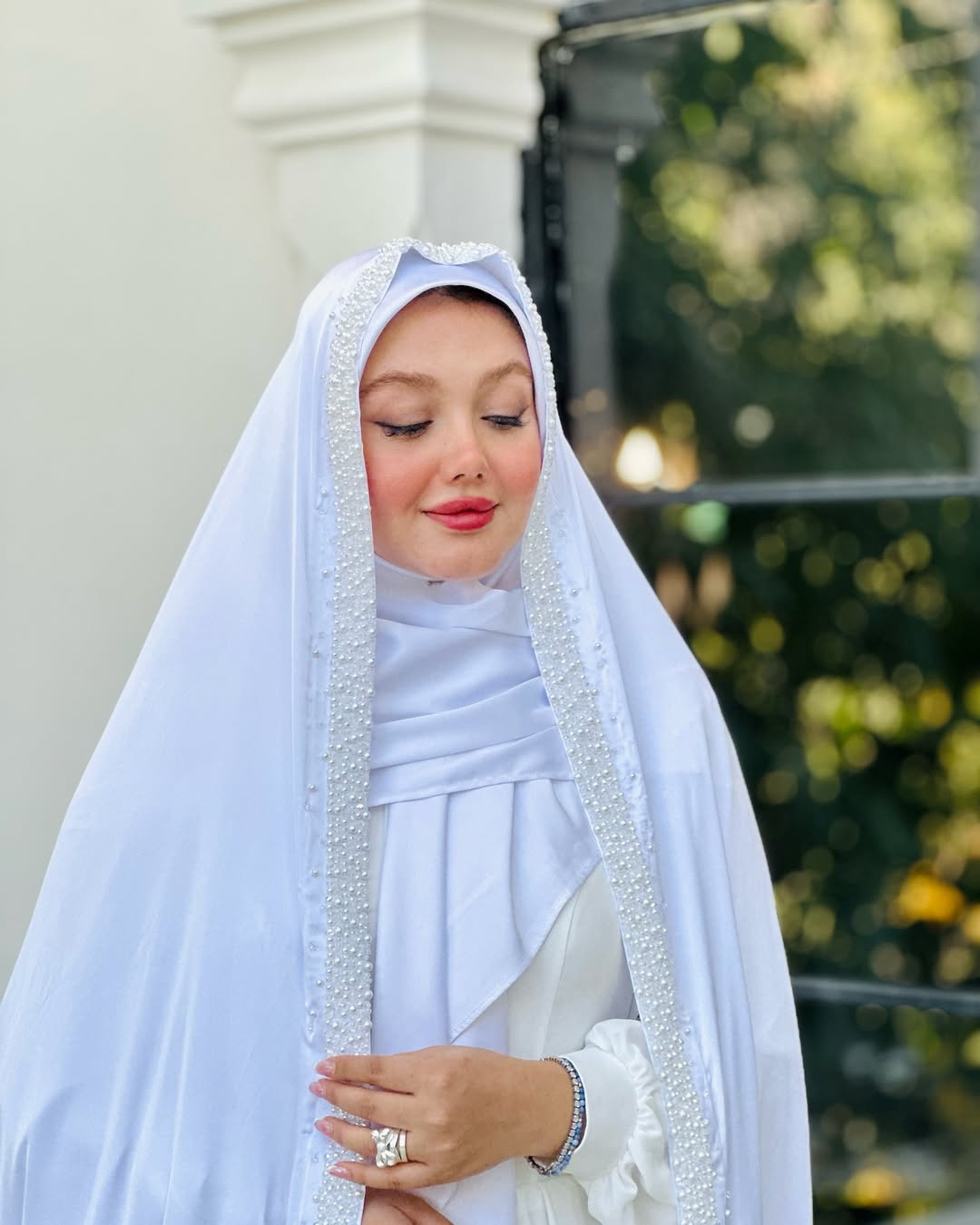 White – Festive Handcrafted Iranian Chador
