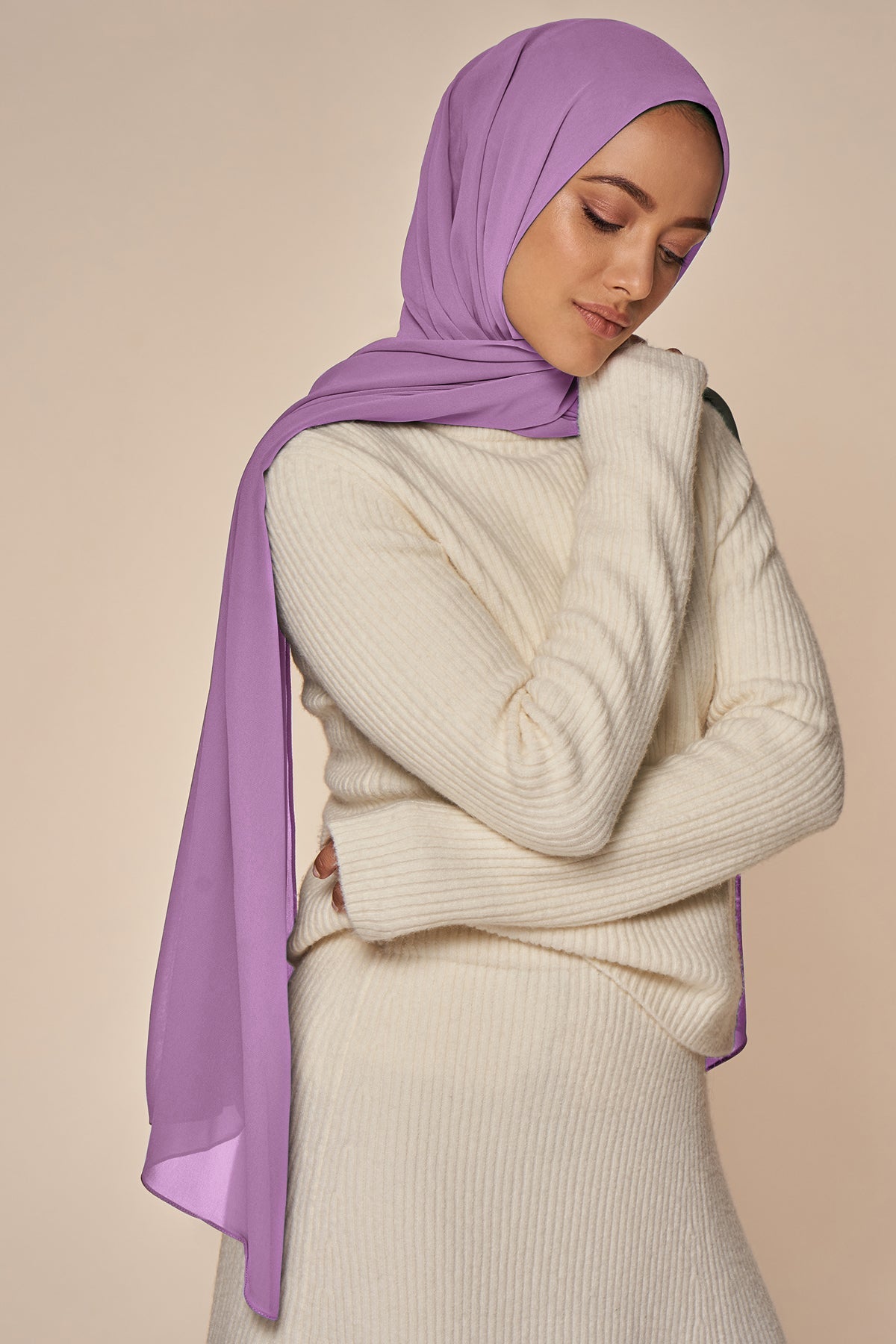 Everyday Chiffon Hijab - Ultraviolet