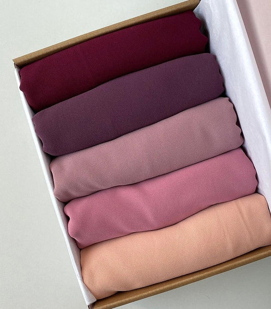 GEORGETTE HIJAB BOX OF 5