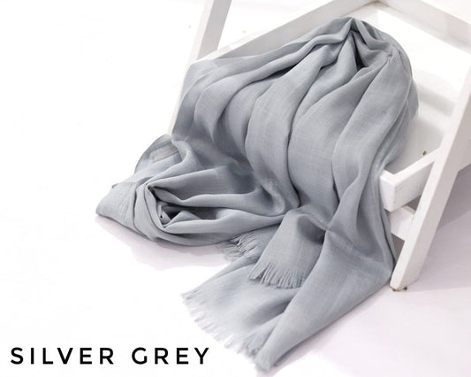 PREMIUM TURKISH VISCOSE - SILVER GREY