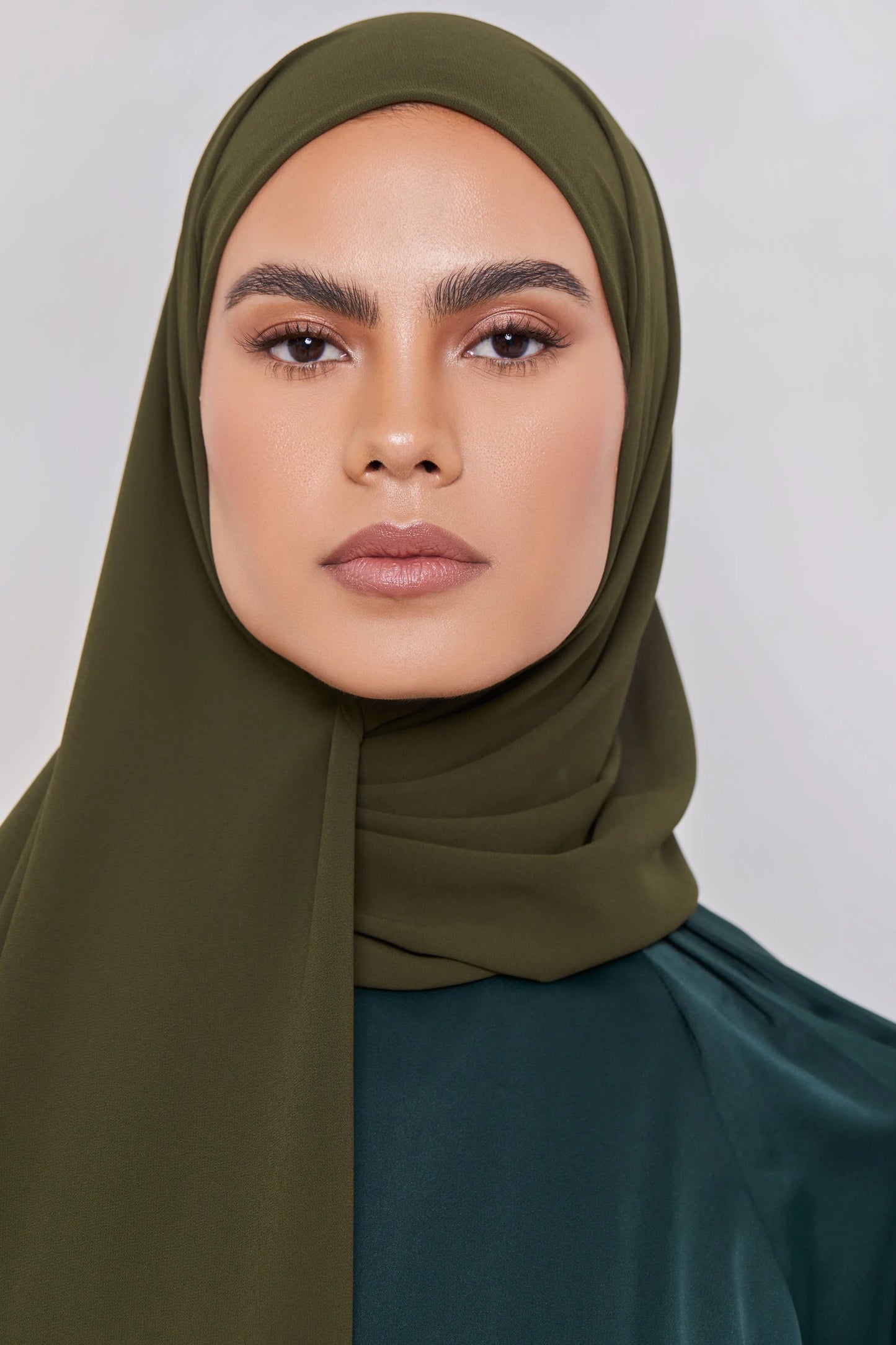 Essential Chiffon Hijab - Army Green